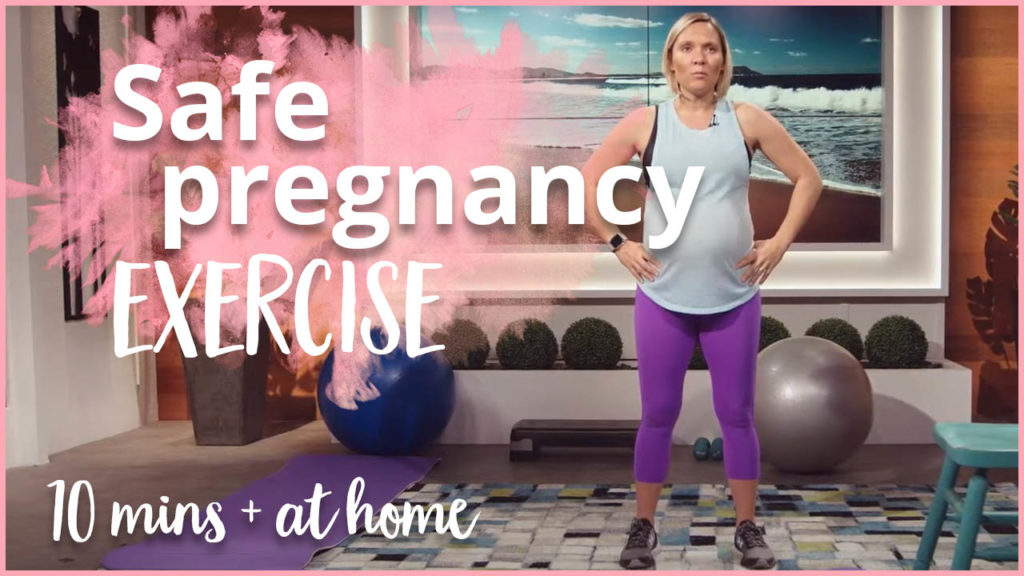 10-minute maternity workout