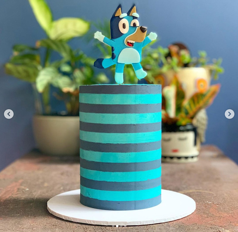 Bluey cake topper