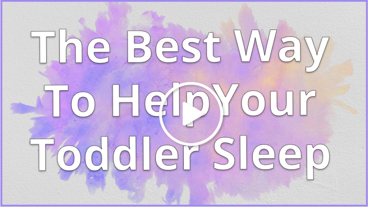 When you try to help your toddler sleep