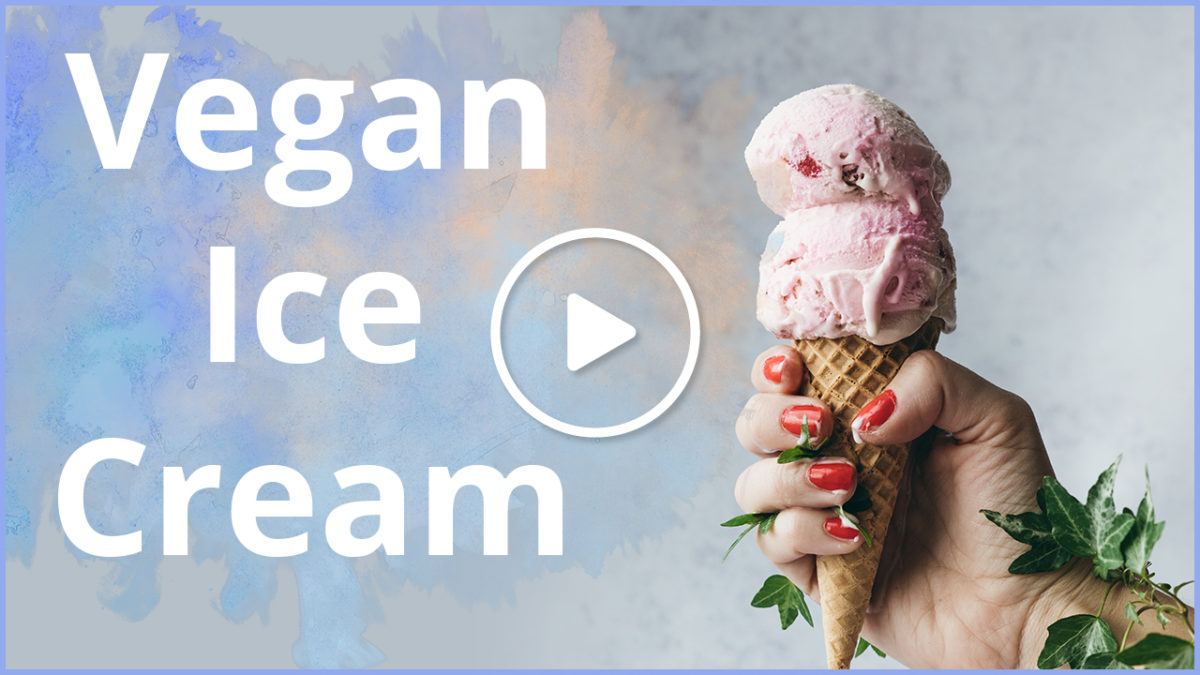 Vegan marble ice-cream