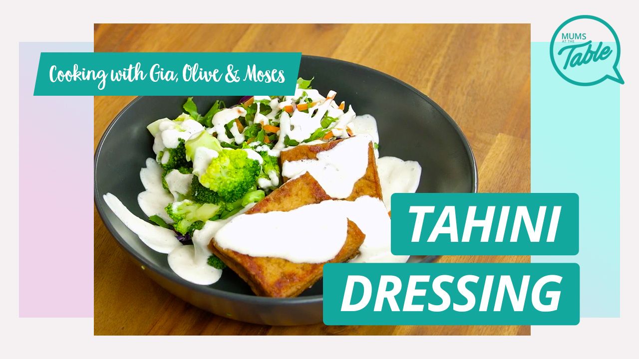 Easy homemade tahini — Cooking with Gia and Olive