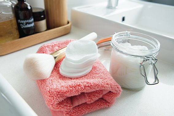 Homemade makeup remover wipes