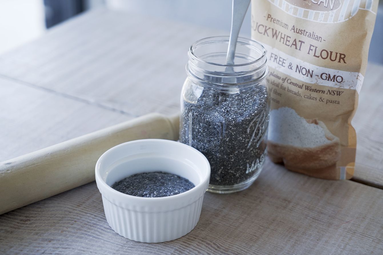 Chia seed egg replacement
