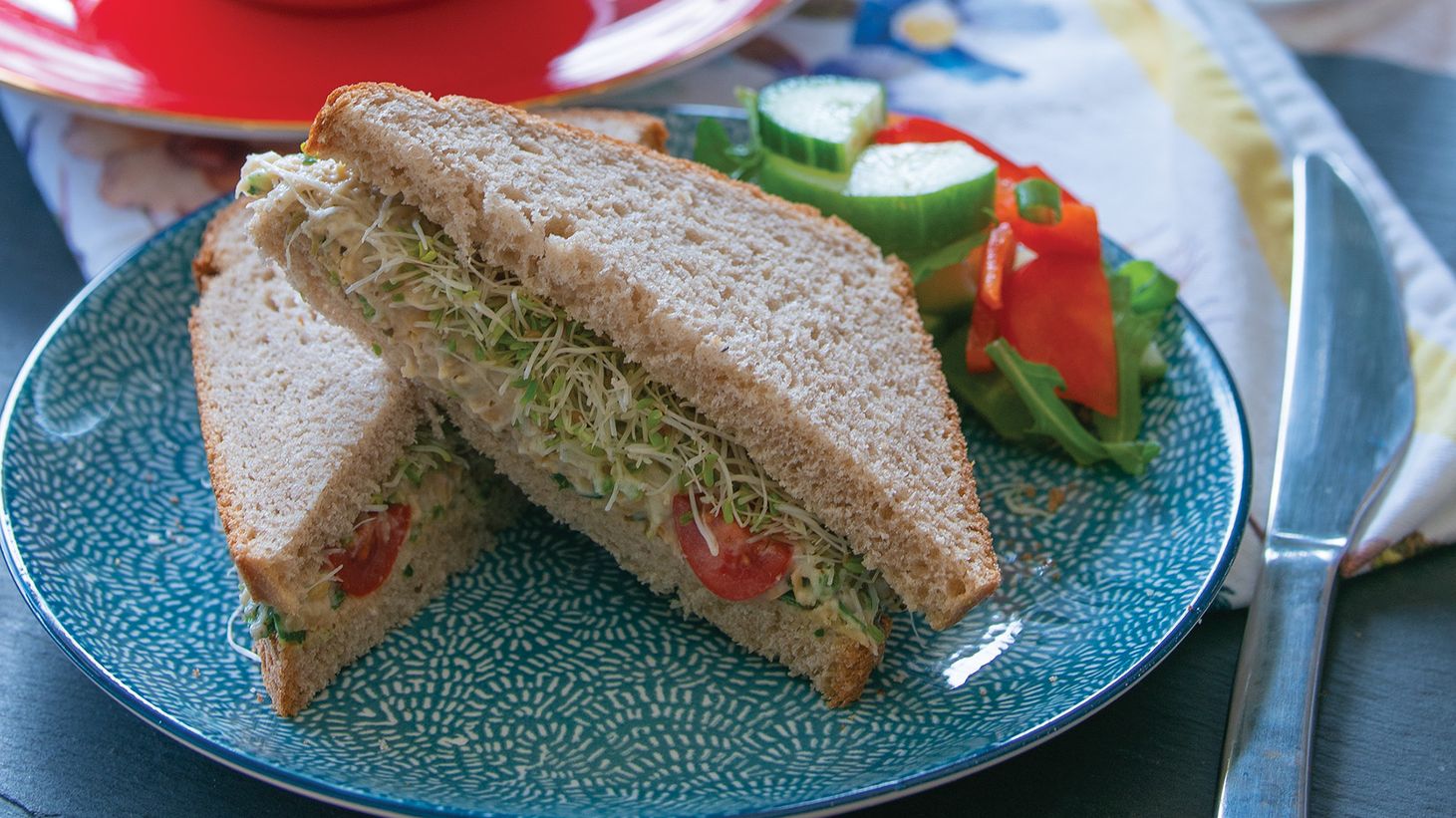 Vegan Chickpea Tuna Sandwich Mums At The Table