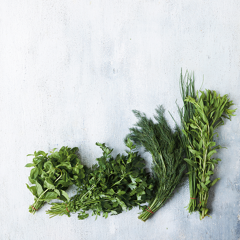 The best way to store fresh herbs
