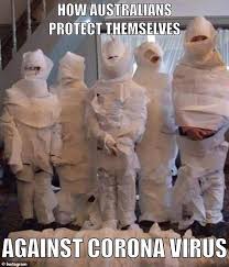 Toilet paper mummies: "How Australians protect themselves against coronavirus"
