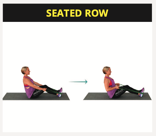 Seated row - pregnancy exercises