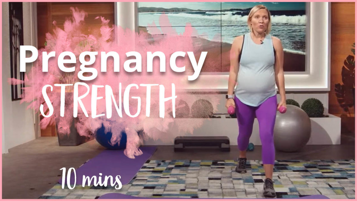 🎥 10-minute prenatal strength workouts
