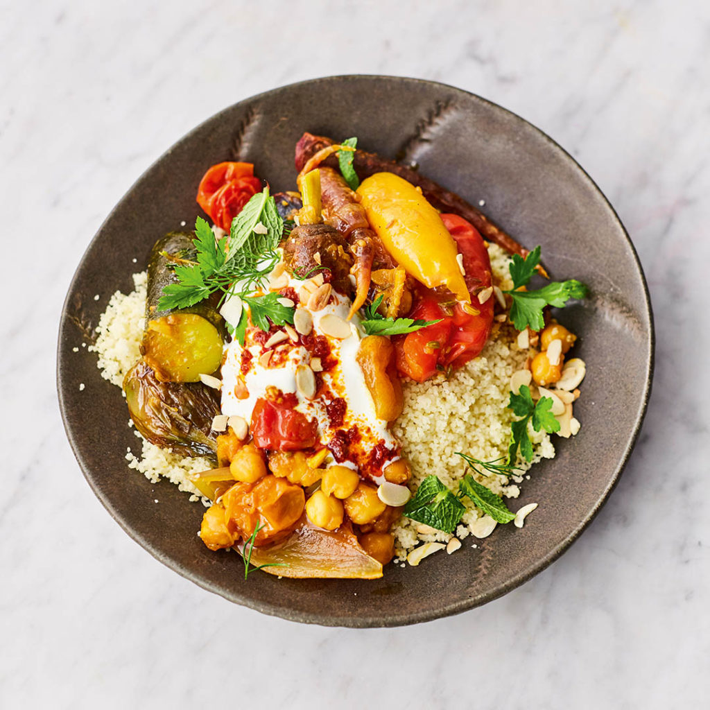 Chickpea tagine with vegetables - Jamie Oliver - square