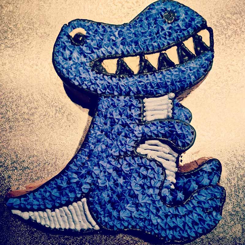 7 Dinosaur cake - May K