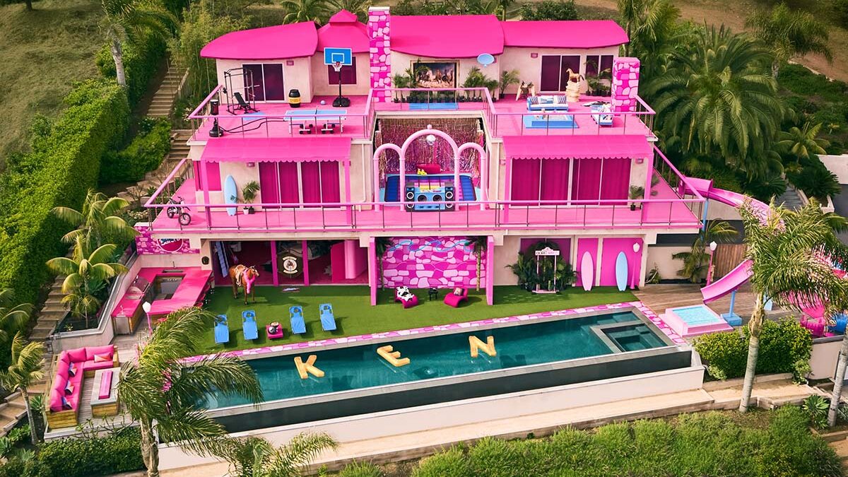 Let’s go party at the Barbie dream house